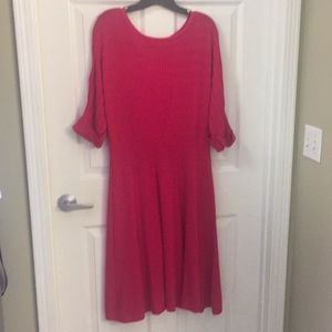 (EUC) 1X Bright Pink Dress by Eliza J
